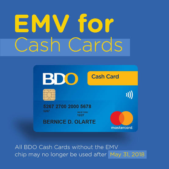 bdo cash card