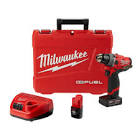 M12 FUEL 12V Li-Ion 1/2-inch Brushless Cordless Hammer Drill Kit with 4.0 Ah & 2.0 Ah Batteries 2504-22 Milwaukee Tool