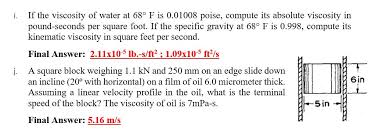 Answered If The Viscosity Of Water At