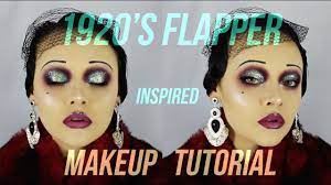 1920 s flapper drag makeup tutorial