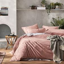 Bamboo Linen Pink Quilt Cover Small