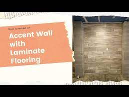 An Accent Wall With Laminate Flooring