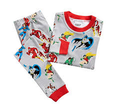 Glow In The Dark Justice League Tight Fit Pajamas