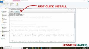 Windows 10, windows 8.1, windows 8, windows xp, windows vista, windows 7, windows surface pro. How To Upload Fonts To Cricut Design Space Jennifer Maker