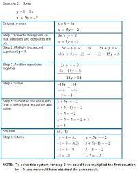 Solving Systems Of Linear Equations In