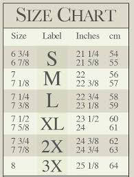 37 Prototypical Scala Hat Size Chart