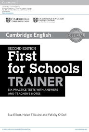PDF) SECOND EDITION First for Schools TRAINER - AssetsFirst for Schools TRAINER  SECOND EDITION SIX ... ISBN 978-1-107-44604-5 Practice tests ...  information given in this work is correct - DOKUMEN.TIPS