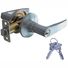 Entry Door Handle Lock Set With 12 Keys