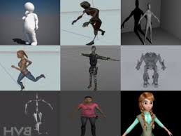top 20 rigged character free 3d models