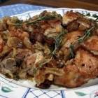 alton brown s chicken in garlic and shallots