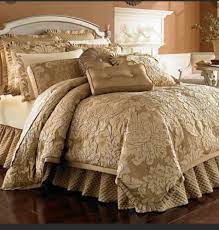 J Queen Contessa Gold Comforter Set
