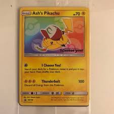 Since all my cards are made with vinyl decals you may see some slight shrinkage on the edges over time. Ash S Pikachu Pokemon Trading Card Toys Games Board Games Cards On Carousell