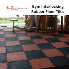 gym interlocking rubber floor tiles