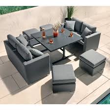 Arica Outdoor Sunbrella Fabric Lounge