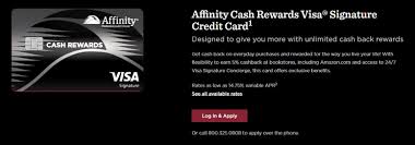 Earn cash back on all eligible purchases with a u.s. Affinity Cash Rewards Credit Card 200 Bonus 5 Cashback At Bookstores Amazon