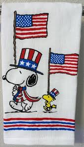 Peanuts Patriotic Snoopy And Woodstock