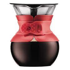 Bodum Pour Over 8 Cup Red Coffee Y