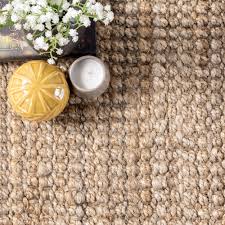 jute natural indoor solid area rug