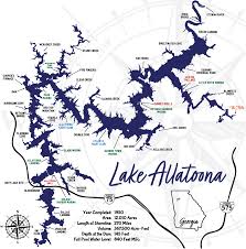 lake allatoona georgia digital map