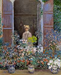 Camille Monet At The Window Argenteuil