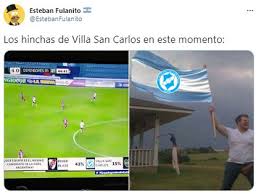 Last and next matches, top scores, best players, under/over stats, handicap etc. Villa San Carlos The Surprise Candidate To Win The Argentine Cup He Managed To Beat Boca And River In The Official Broadcast Poll And The Memes Exploded Football24 News English