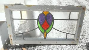 Vintage Stained Leaded Glass Windows