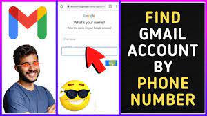 find gmail account by phone number