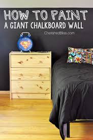 How To Paint A Chalkboard Wall