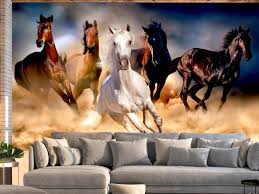 Wall Mural Madness Horses Animals