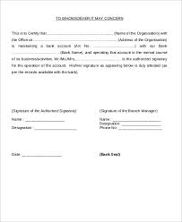 For verification of employment with verification of income: Application Letter For Signature Verification To Bank Manager