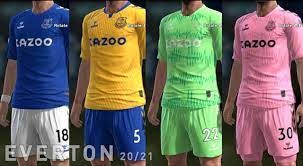  kits para efootball pes2021. Pes 2013 Everton F C 2020 2021 Kits