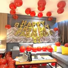 birthday balloon decoration at home