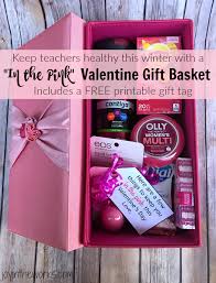 in the pink valentine s day gift basket
