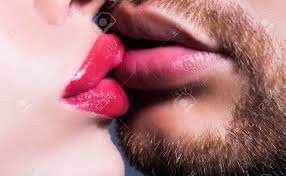 Romantic Beautiful Lovely Couple Of Lovers Kissing. Tongue In Lovers Mouth,  Sexy Homosexual Concept. French Kisses. Sensual Kiss Close Up. Stock Photo,  Picture and Royalty Free Image. Image 157741346.