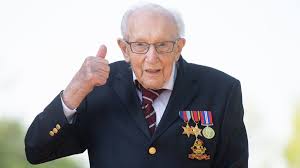 Captain sir tom moore has died at the age of 100 after a battle with covid and pneumonia. Captain Sir Tom Moore Horrific Trolling Hidden From Army Veteran Bbc News
