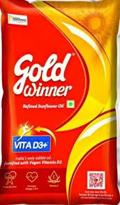 gold winner refined sunflower oil at rs