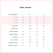 Indi Fashion Size Chart Get Measured For Your Indian