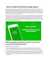 Read process to reopen a closed cash app account including reasons of why did cash app close your account. How To Reopen A Closed Cash App Account By Asif Javed Issuu