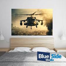 Helicopter Wall Sticker Wall Decal