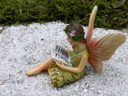 Fairy Garden Miniatures Book Reading