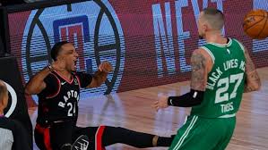 Raptors fans before game 6 vs. Toronto Raptors Outlast Boston Celtics In Double Overtime Thriller To Force Game 7 Tsn Ca