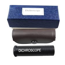 Clmg 7208 Handheld Heavy Duty Calcite Dichroscope Trichoic Gem Gemstones Gemological Testing Jeweler Tool Metal Body Gemology 15mm Diameter