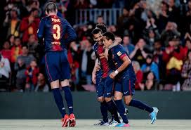 The match is a part of the laliga. The Rewind Barcelona 4 2 Real Betis 2012 13 Barca Universal