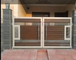 mild steel boundry wall main gate for home