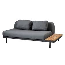 Space 2 Seat Outdoor Sofa With Side