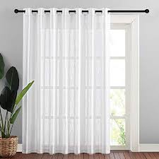Linen Like Patio Door Curtains Extra