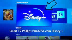 smart tv phillips pug6654 com disney