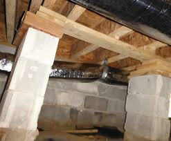 over spanned floor joists crawl e