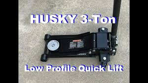 husky 3 ton low profile hydraulic floor
