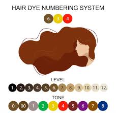 universal hair color numbering system